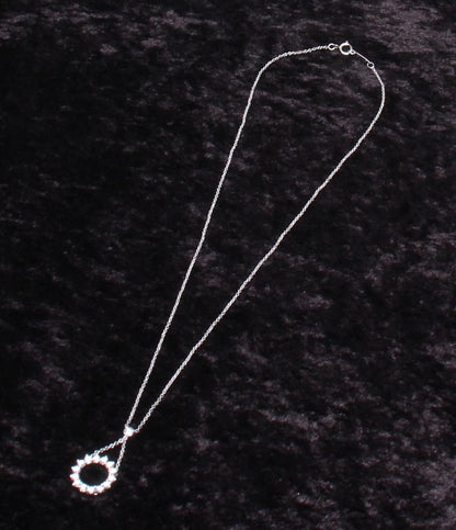 美品 ティファニー ネックレス オープンサークル Pt950 ダイヤモンド レディース TIFFANY&Co.