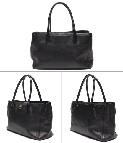 CHANEL トートバッグ ゴールド金具 キャビアスキン 12番台 エグゼクティブトート A15206 レディース シャネル