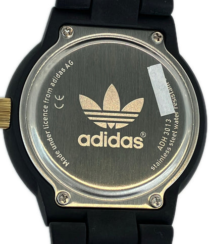 美品 adidas 腕時計 クオーツ ブラック ADH3013 レディース メンズ アディダス