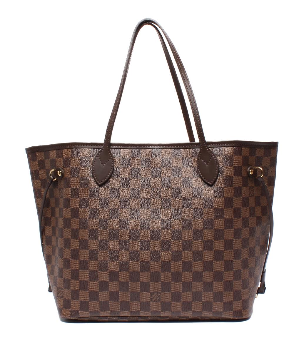 美品 ルイ・ヴィトン トートバッグ ショルダーバッグ 肩掛け ローズバレリーヌ ネヴァーフルMM ダミエ N40598 レディース LOUIS VUITTON