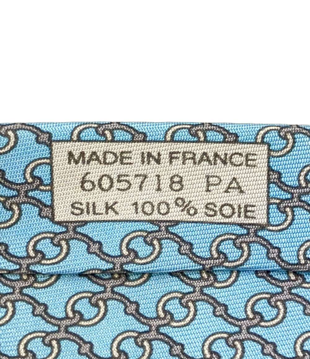 HERMES ネクタイ シルク100% メンズ エルメス