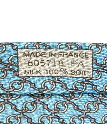 HERMES ネクタイ シルク100% メンズ エルメス
