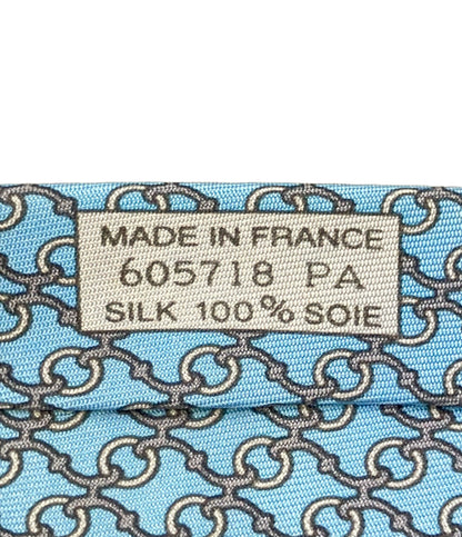 HERMES ネクタイ シルク100% メンズ エルメス
