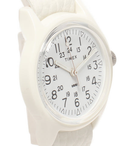 美品 TIMEX 腕時計 オリジナルキャンパー クオーツ ホワイト TW2T96200 レディース タイメックス