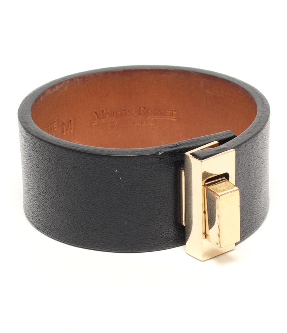 MAISON BOINET バングル ブレスレット レザー レディース メゾンボワネ