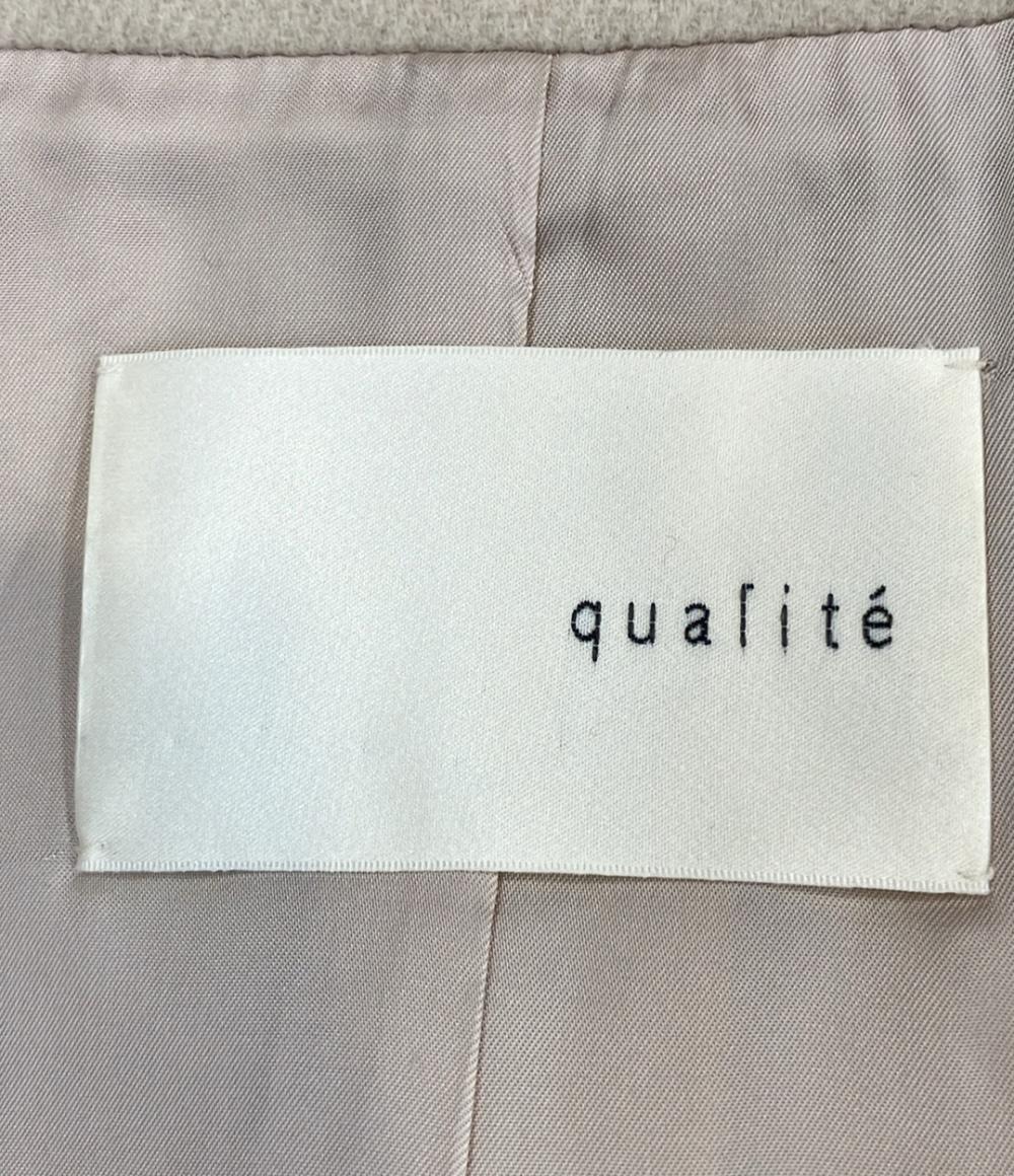 qualite ショートフーディコート レディース SIZE 36 (M) カリテ