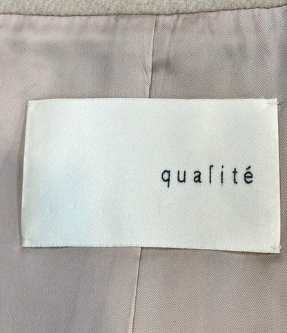 qualite ショートフーディコート レディース SIZE 36 (M) カリテ