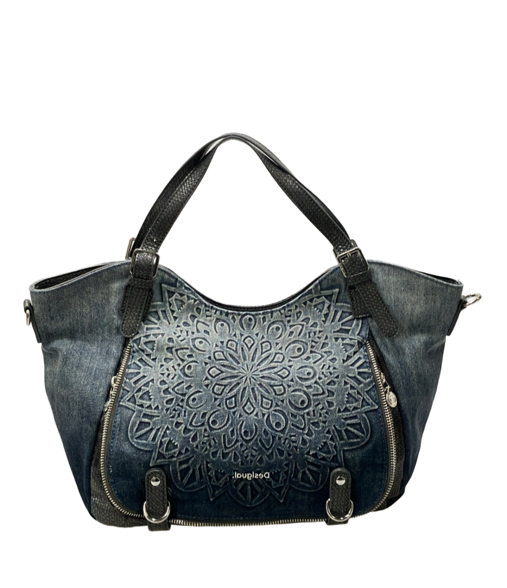 Desigual トートバッグ ショルダーバッグ 2WAY デニム レディース デジグアル