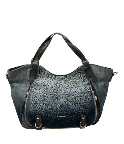 Desigual トートバッグ ショルダーバッグ 2WAY デニム レディース デジグアル