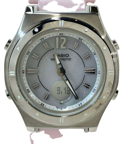 カシオ 腕時計 wave ceptor ソーラー ホワイト LWA-M142 レディース CASIO