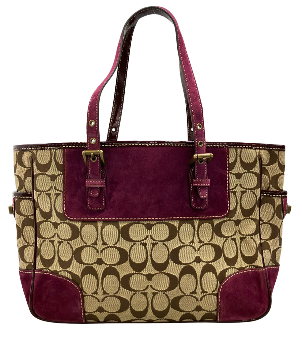 COACH トートバッグ ショルダーバック 肩掛け シグネチャー レディース コーチ