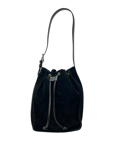 美品 A.P.C. ショルダーバッグ 巾着型 肩掛け スエード レディース アーペーセー