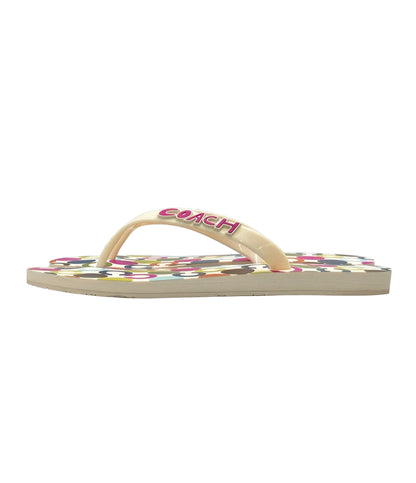 美品 COACH ビーチサンダル A8575 レディース SIZE 6 コーチ