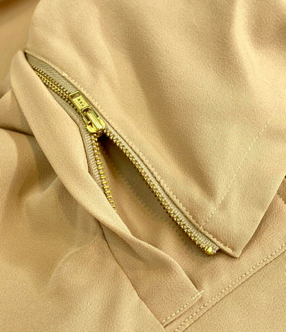 美品 ジャスグリッティー フード付きロングコート レディース JUSGLITTY