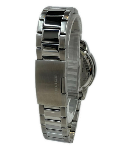 美品 POLICE 腕時計 クオーツ ブラウン系 15292J メンズ ポリス