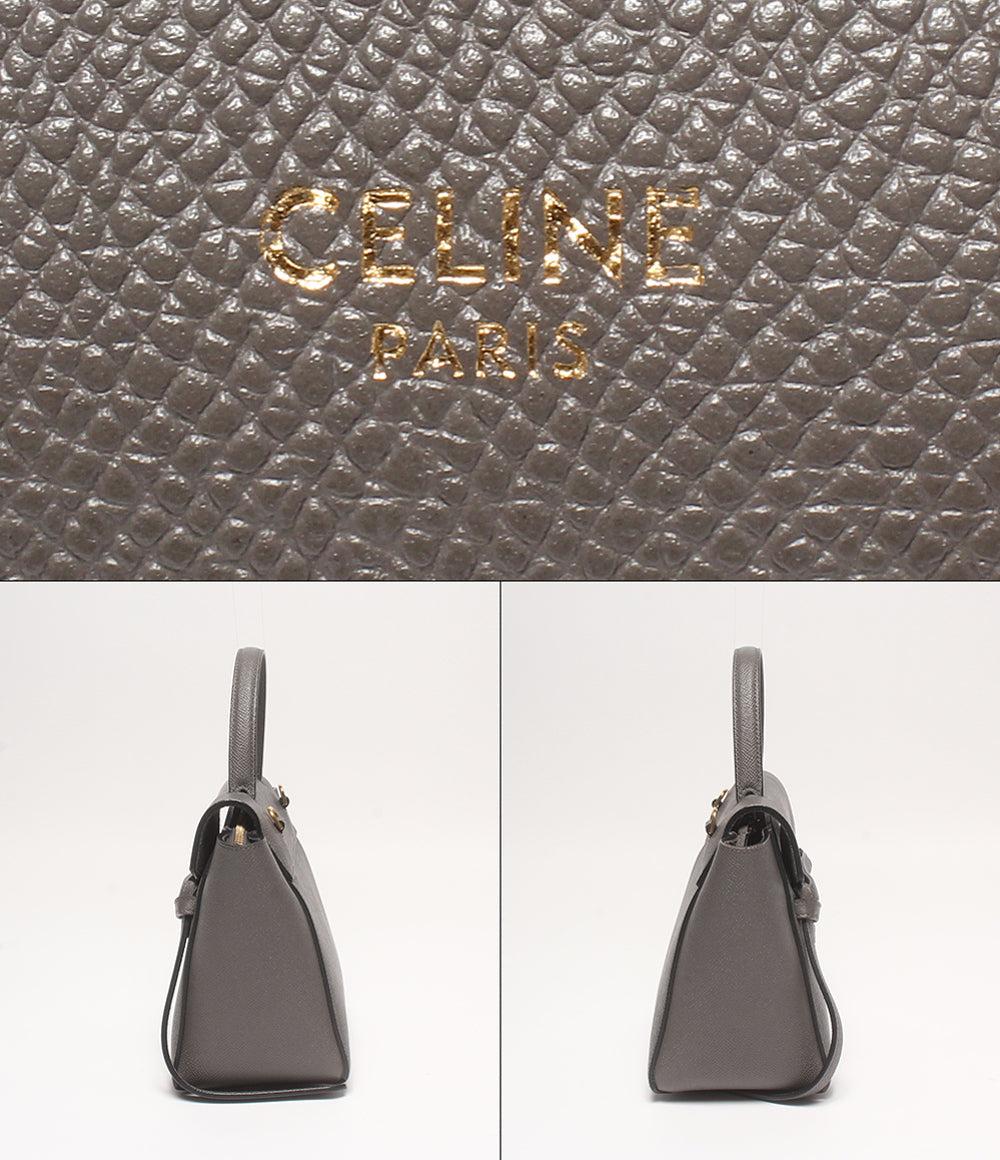 CELINE 2WAY ハンドバッグ ショルダーバッグ 肩掛け 斜め掛け ナノ ベルトバッグ 189003 レディース セリーヌ