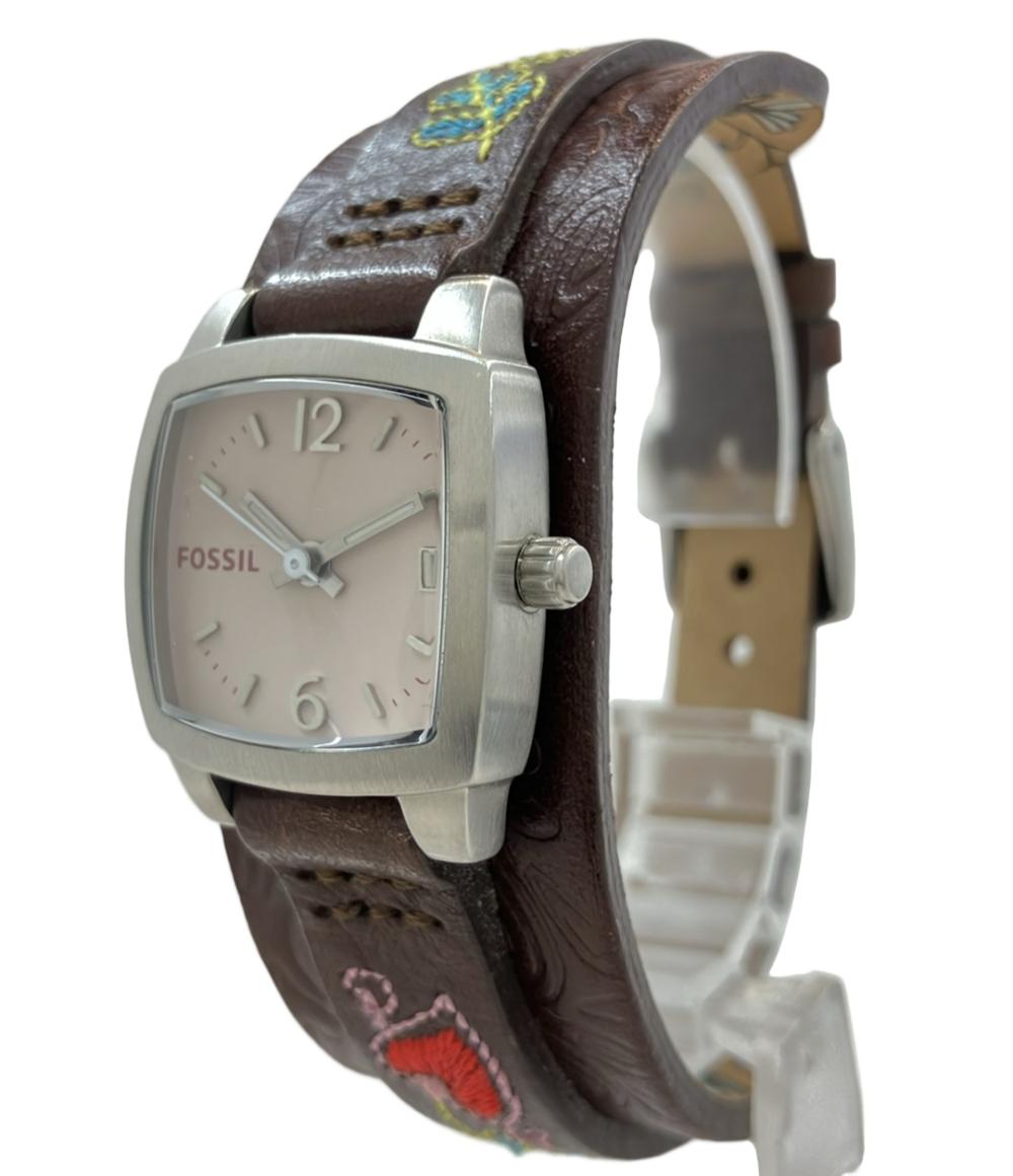 フォッシル 腕時計 クオーツ ピンク レディース FOSSIL