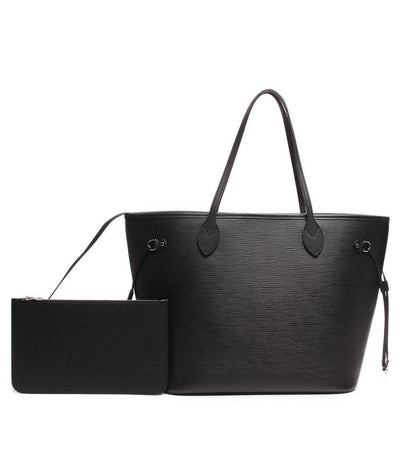 ルイ・ヴィトン トートバッグ シルバー金具 ネヴァーフル MM エピ ノワール M40932 レディース LOUIS VUITTON