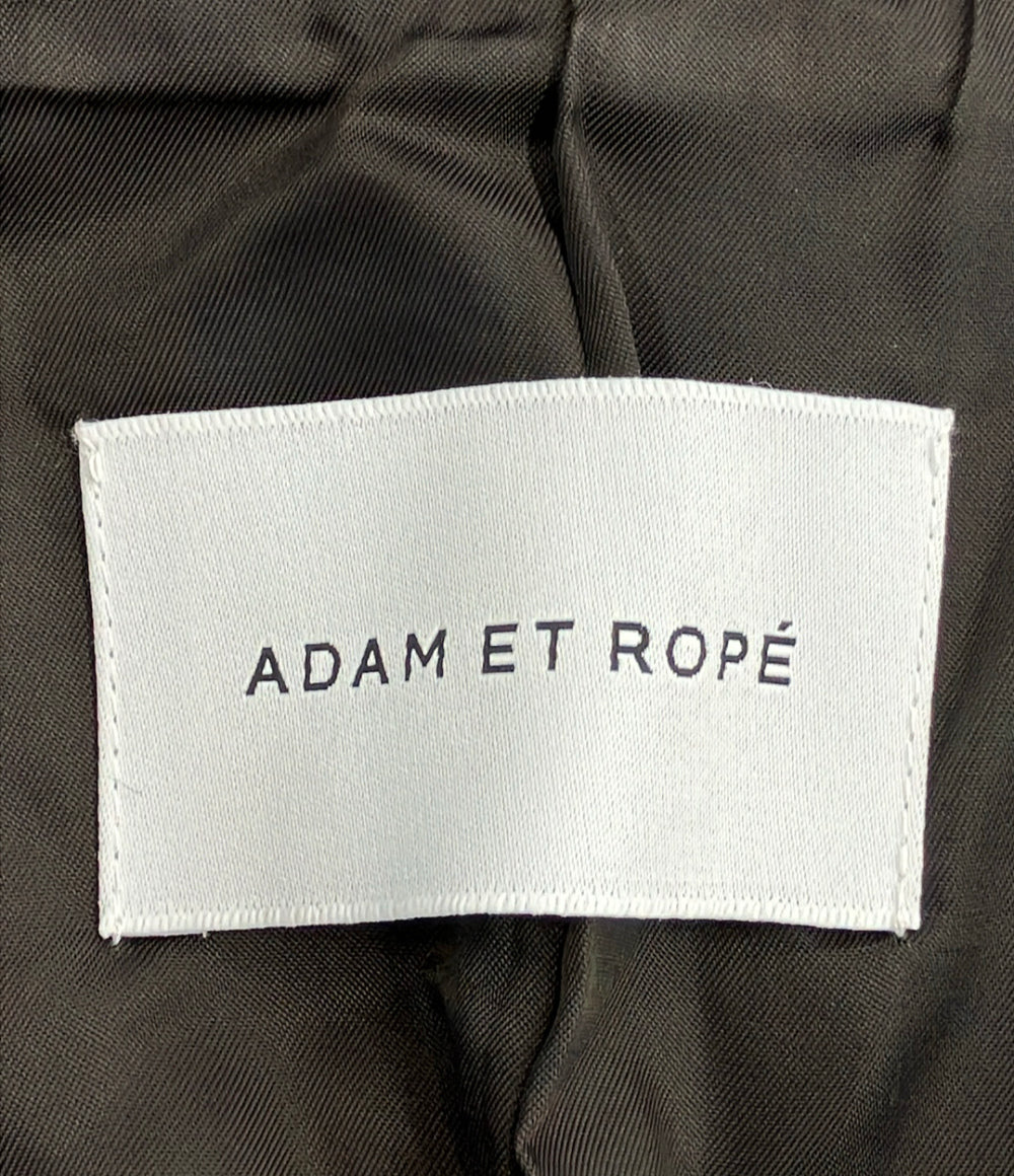 Adam et Rope' ダブルブレストツイード＆チェックジャケット レディース SIZE 38 アダムエロペ