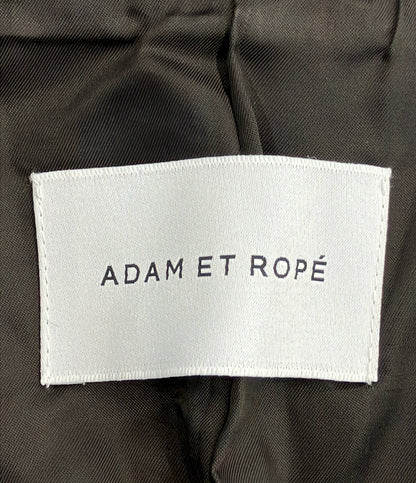 Adam et Rope' ダブルブレストツイード＆チェックジャケット レディース SIZE 38 アダムエロペ