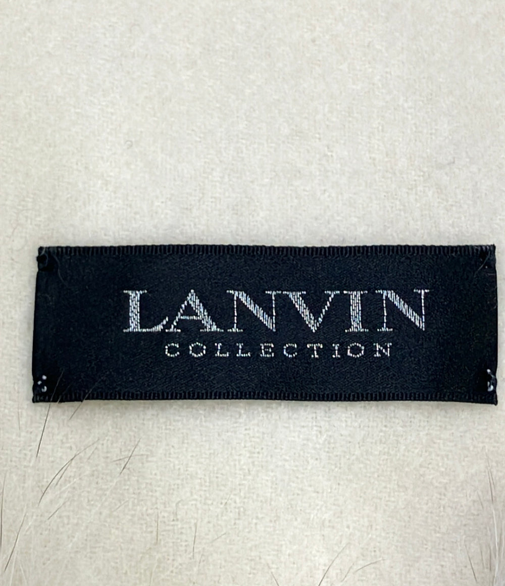 LANVIN collection マフラー カシミヤ100% ファー付き レディース ランバン コレクション