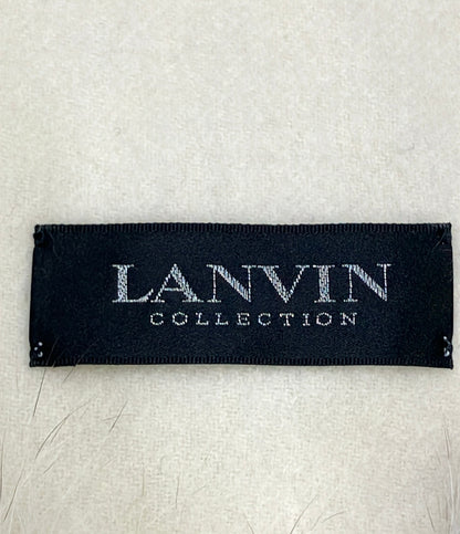 LANVIN collection マフラー カシミヤ100% ファー付き レディース ランバン コレクション
