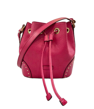 GUCCI ショルダーバッグ 斜め掛け 巾着バッグ 354229 525040 レディース グッチ