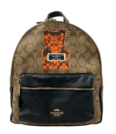 COACH リュック ヴァンダル・ガミーコラボ ガミーベア シグネチャー F76657 レディース コーチ