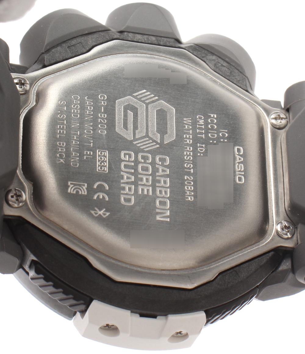 CASIO 腕時計 Bluetooth ROYAL AIR FORCEコラボモデル G-SHOCK クオーツ ダークグレー GR-B200 メンズ カシオ