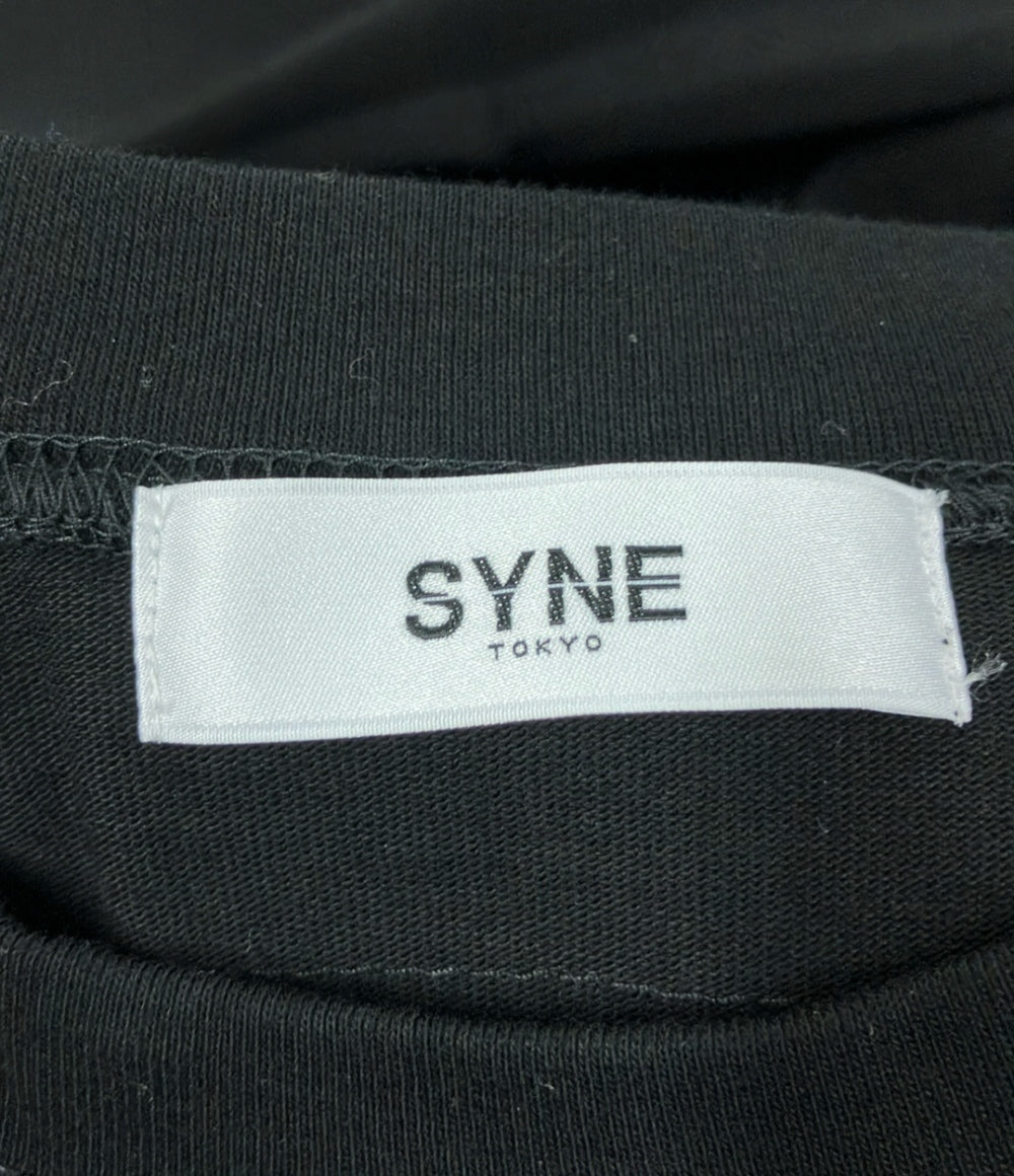 シン バルーンスリーブ半袖Tシャツフレアロングワンピース レディース SIZE XS SYNE