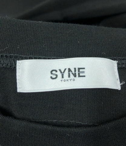 シン バルーンスリーブ半袖Tシャツフレアロングワンピース レディース SIZE XS SYNE