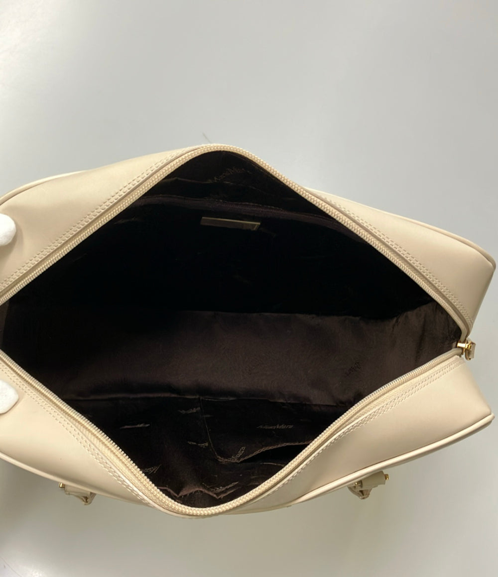 MAX MARA ハンドバッグ ミニボストンバッグ レザー レディース マックスマーラ