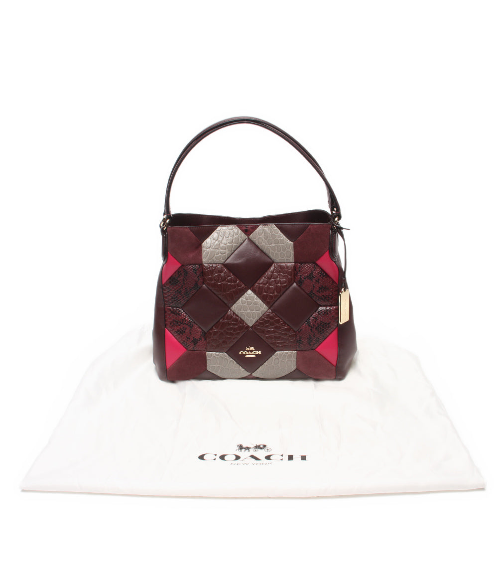 美品 COACH ハンドバッグ ショルダーバッグ 肩掛け キャニオンキルト レディース コーチ