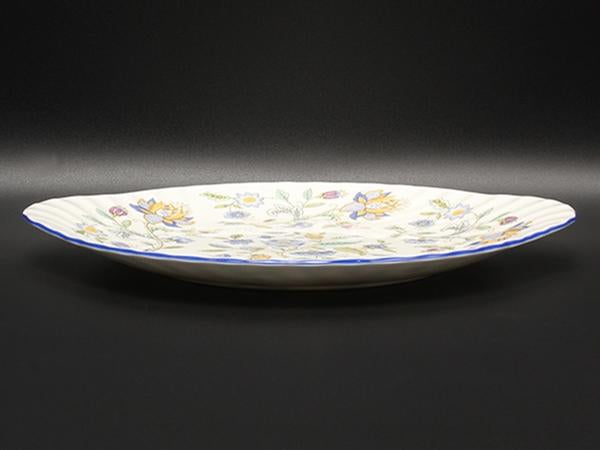 美品 Minton B&Bプレート 皿 27cm ハドンホール ブルー ミントン