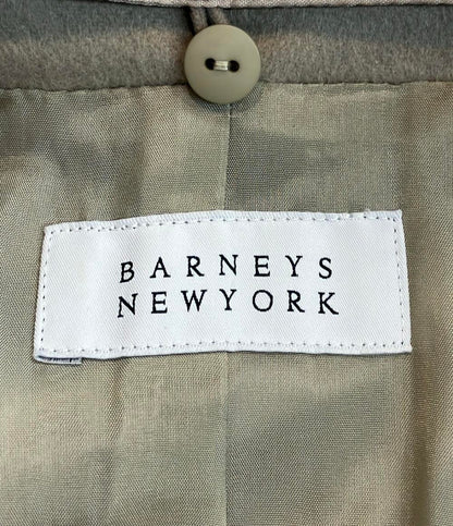 バーニーズニューヨーク カシミヤ100%ステンカラーコート レディース SIZE 38 (M) BARNEYS NEWYORK