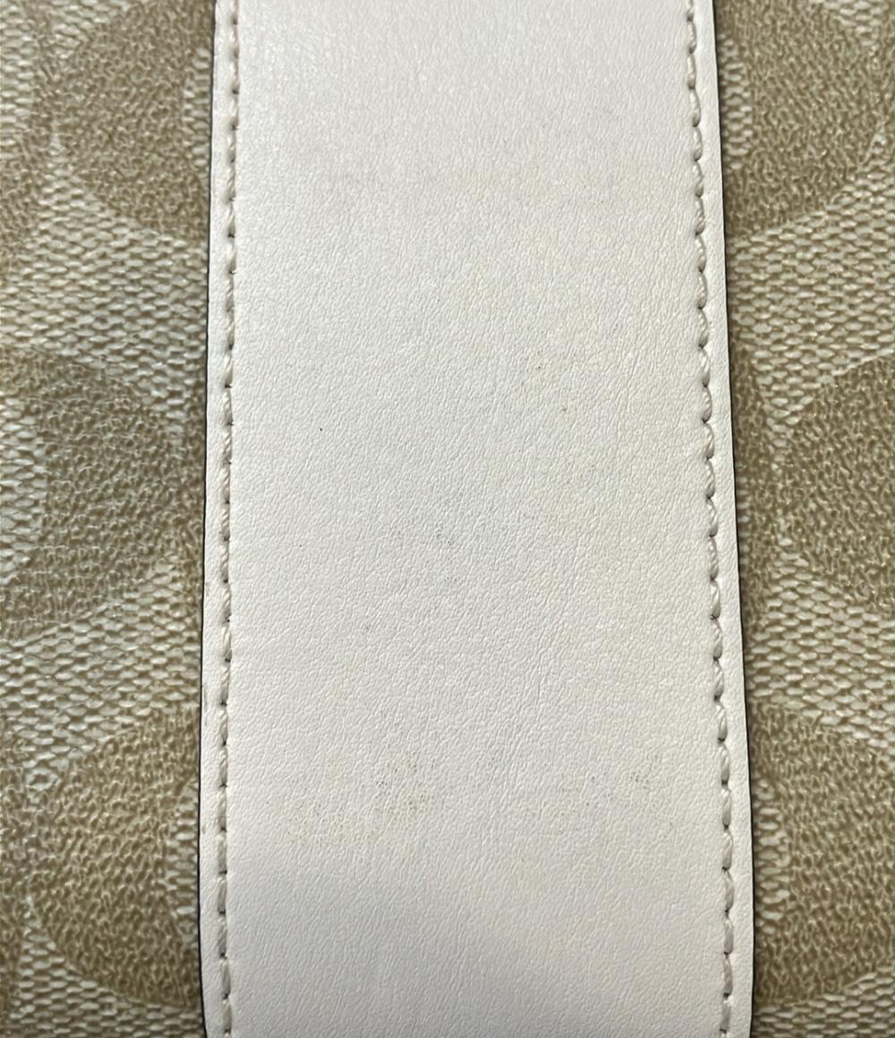 コーチ ラウンドファスナー長財布 シグネチャー レディース COACH