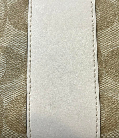 コーチ ラウンドファスナー長財布 シグネチャー レディース COACH