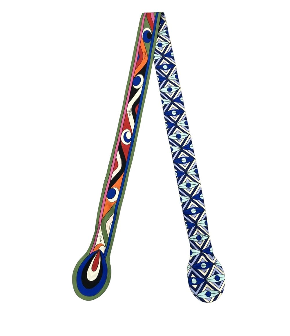 Emilio Pucci スカーフ シルク100% Goccia &Dischi レディース エミリオ・プッチ