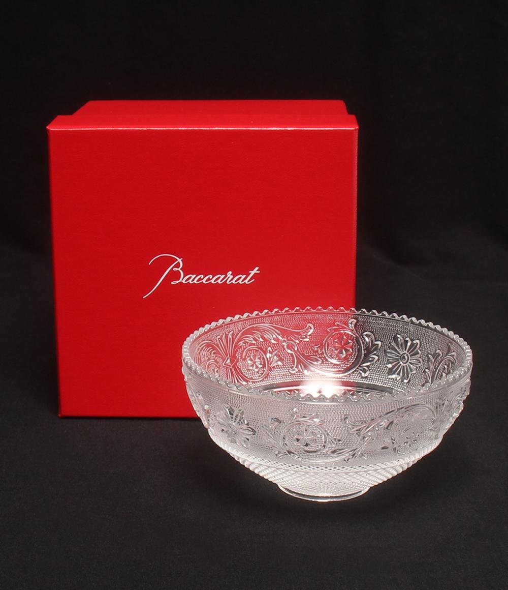 美品 バカラ サラダボウル 皿 12cm アラベスク Baccarat