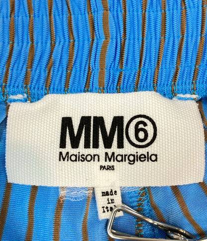 MM6 パンツ マルチストライプ バンディング モード S52KA0295 $23582 レディース SIZE XS エムエムシックス