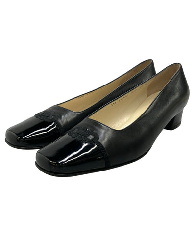 Salvatore Ferragamo ガンチーニスクエアトゥパンプス レディース SIZE 8 1/2 サルヴァトーレフェラガモ