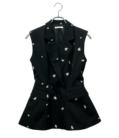 美品 eimy istoire ノースリーブジャケット レディース SIZE F (M) エイミーイストワール