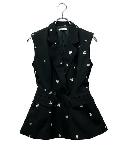 美品 eimy istoire ノースリーブジャケット レディース SIZE F (M) エイミーイストワール
