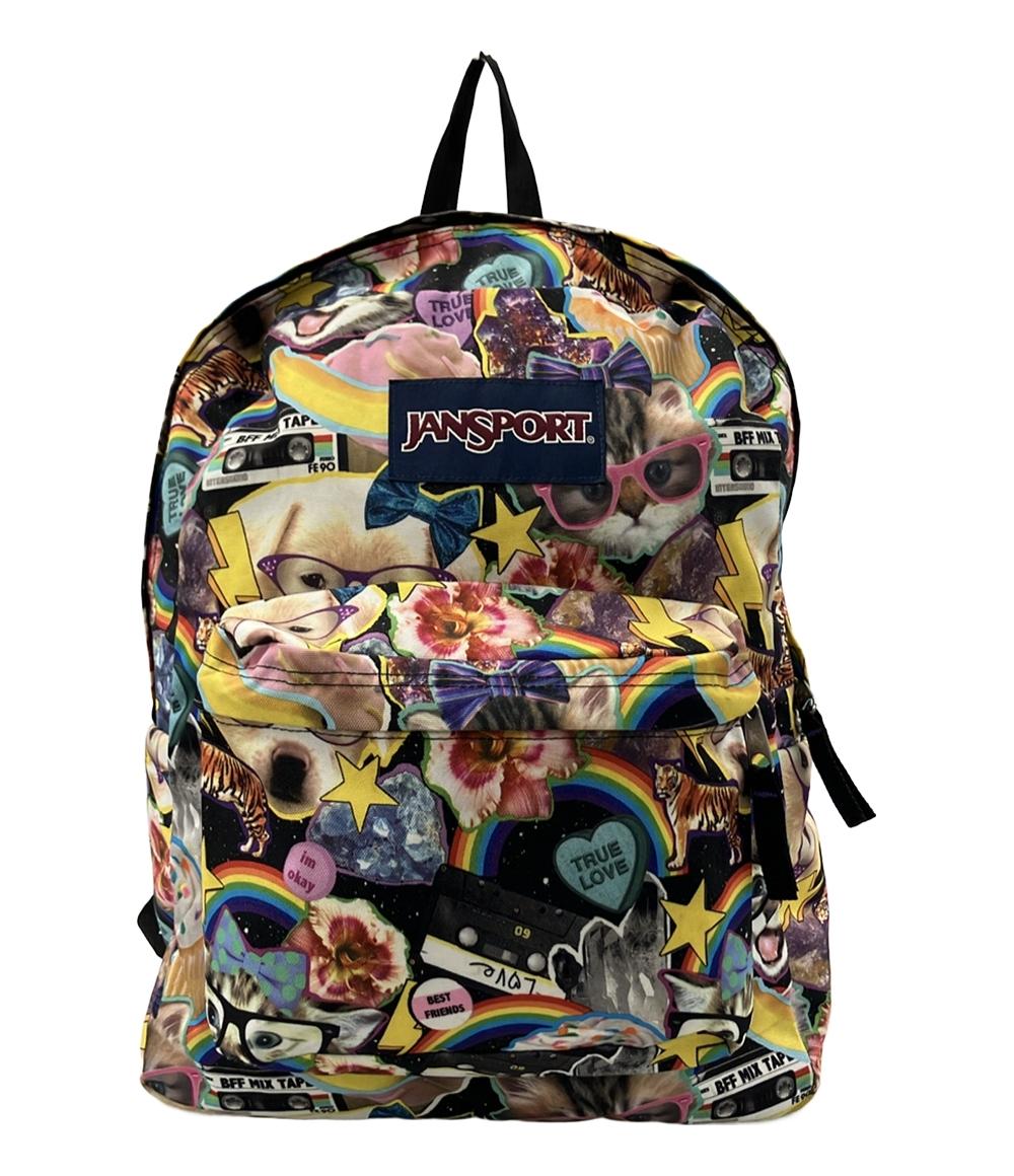 ジャンスポーツ リュック デイパック イヌ柄 ネコ柄 レディース JAN SPORT