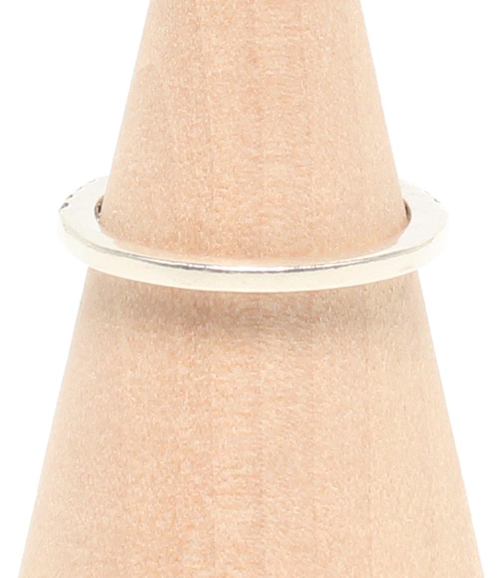 美品 PANDORA リング 指輪 SV925 ハーフエタニティ レディース SIZE 10号 パンドラ