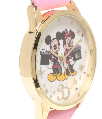 美品 Disney 腕時計 ディズニーストアジャパン30周年 クオーツ レディース ディズニー