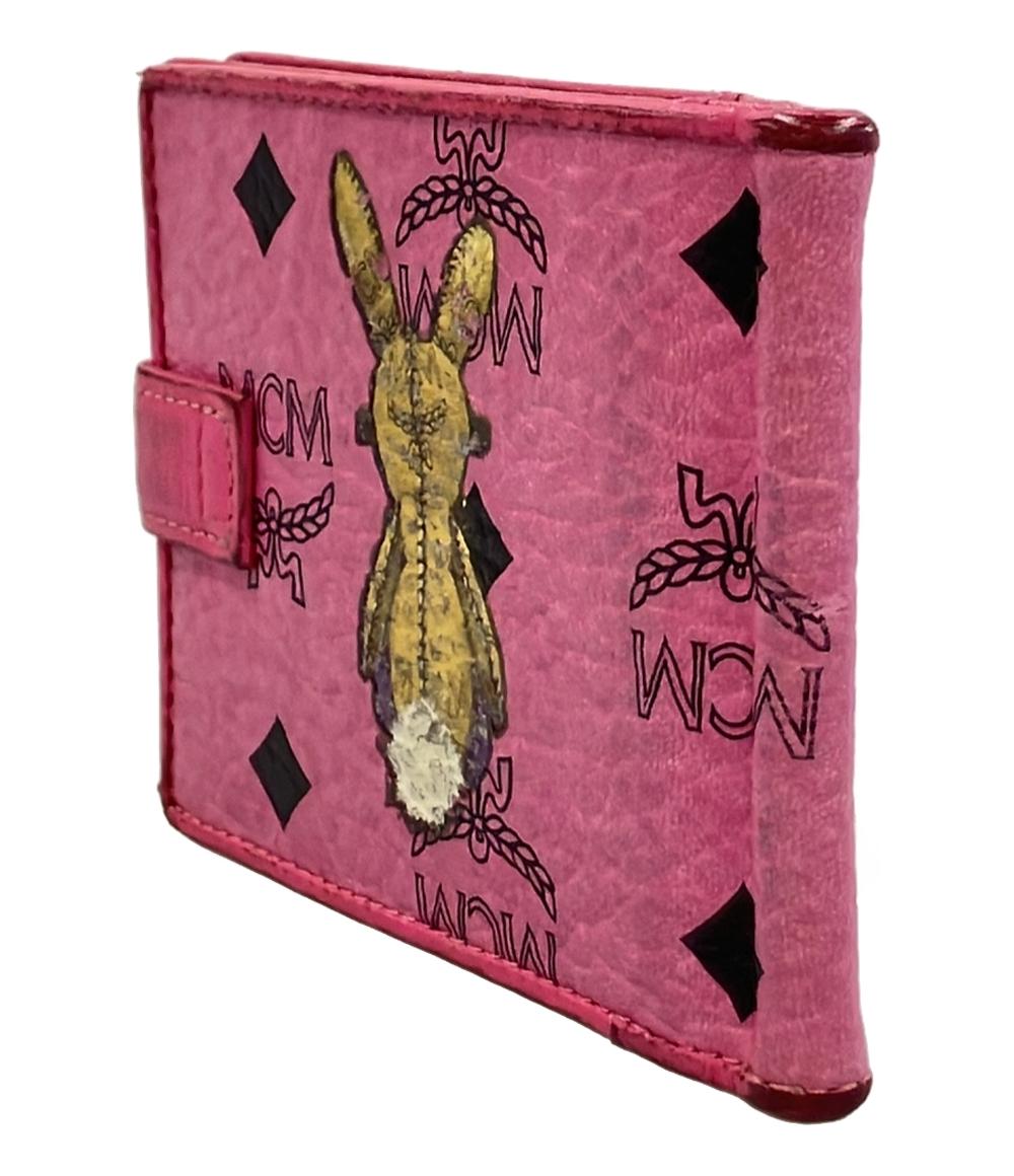 エムシーエム 二つ折り財布 マネークリップ付き メンズ MCM