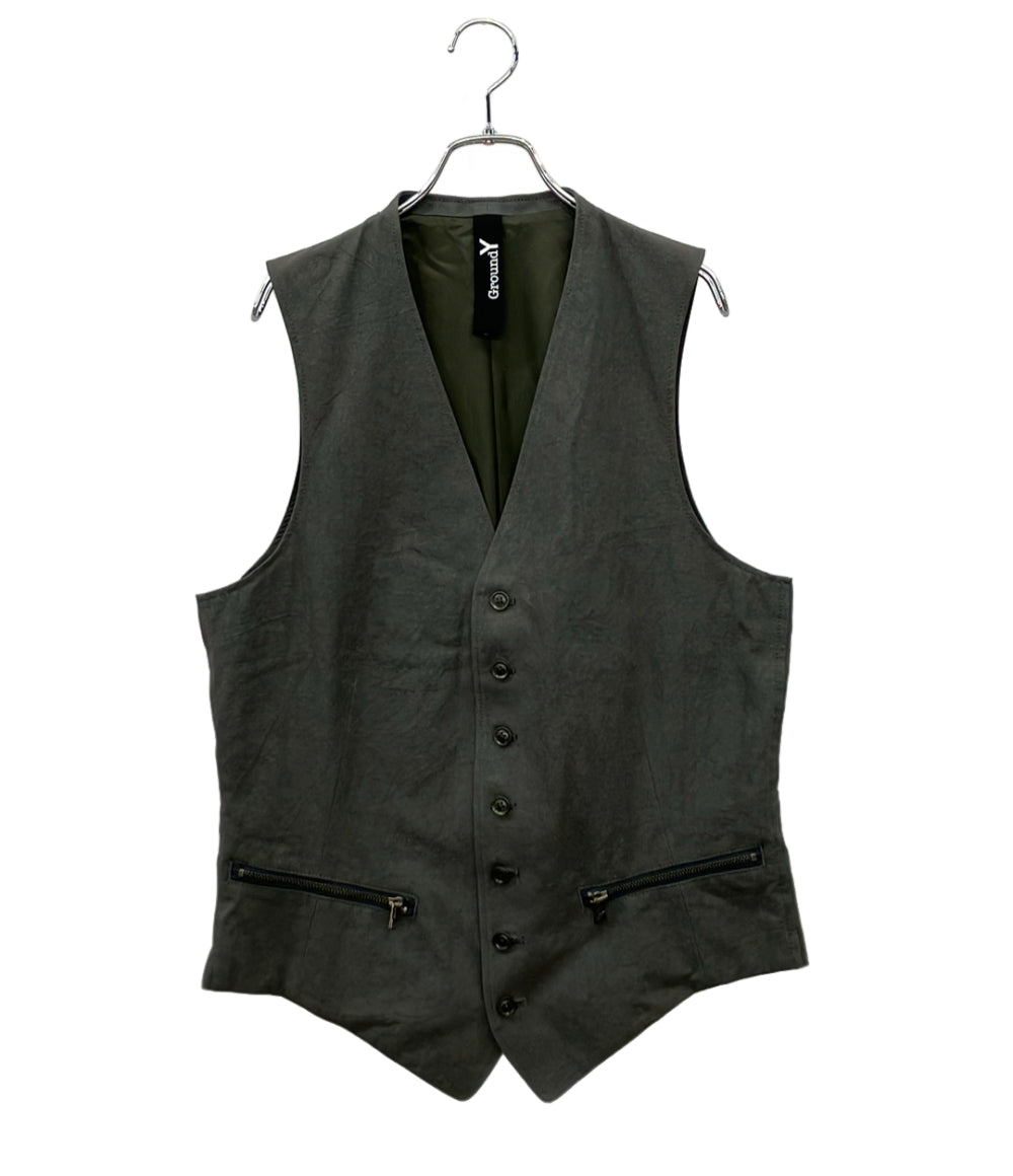 美品 Ground Y ベスト メンズ SIZE 3 (L) グラウンド ワイ