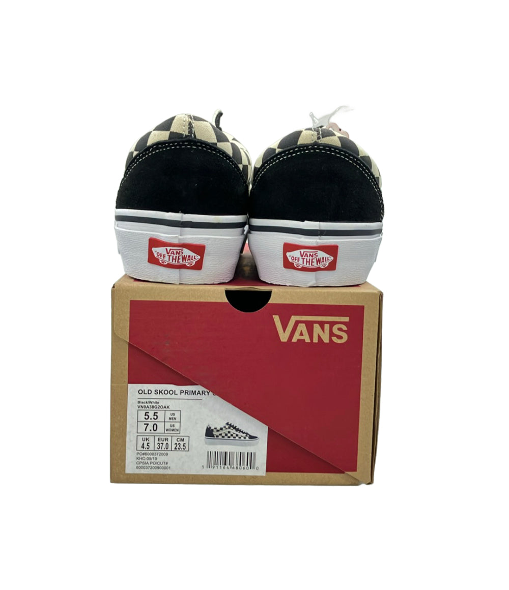 VANS ローカットスニーカー OLD SKOOL PRIMARY CHECK レディース SIZE 23.5 (M) バンズ