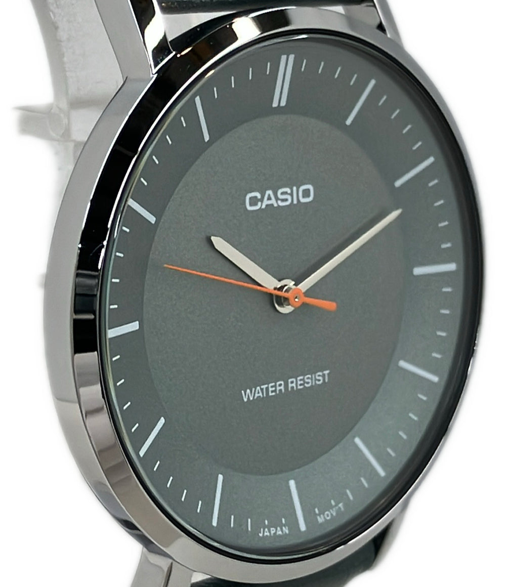 美品 CASIO 腕時計 クオーツ グレー MTP-VT04 レディース メンズ カシオ